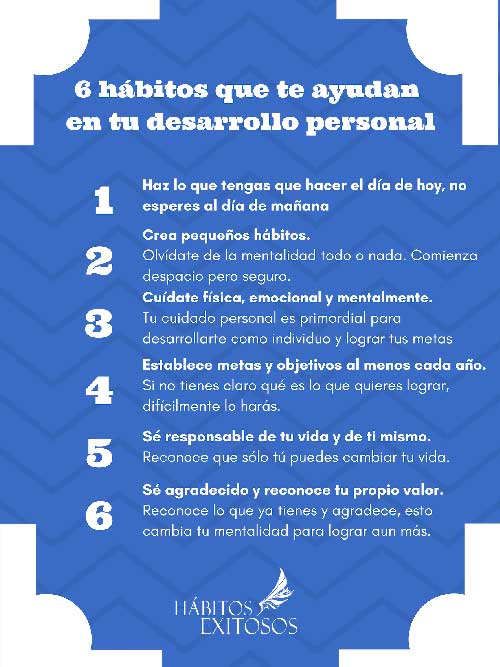 Hábitos para mejorar tu desarrollo personal Angie Ramos