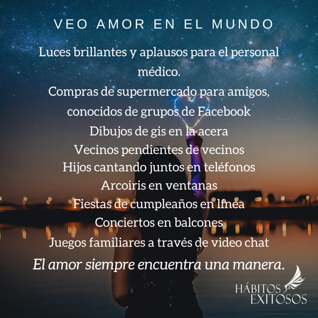 Veo amor en el mundo