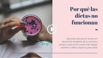 Video 1 - por que las dietas no funcionan - angie ramos