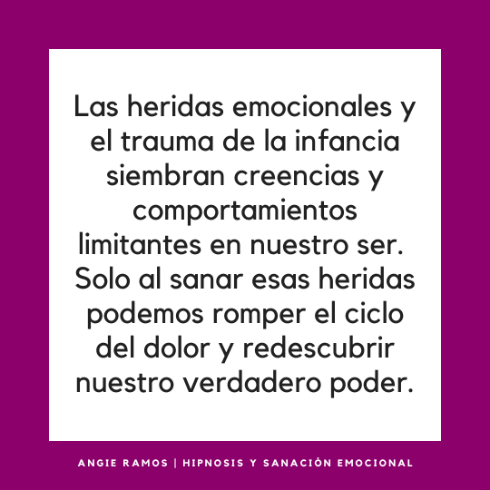 Heridas emocionales y creencias limitantes - Angie Ramos Sanación Emocional